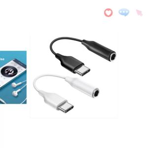 1-4pcs For Usb Type C To 3.5mm Audio Adapter 3.5 Jack Aux Cable Headphone For Galaxy S25 S26 S23 S24 UItra S21 S22+ A54 A55 A56