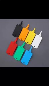 50/100 Cái Nhựa Chống Thấm Nước Có Thể Tái Sử Dụng Thẻ Treo Thẻ Nhựa Thân Thiện Với Môi Trường Dây Buộc Nhãn Dán Cho Giày Quần Áo May Mặc Phân Loại Kích Thước Dấu Hiệu