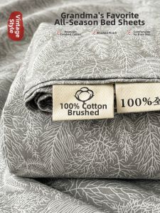 Kiss Dear | Heavy-duty Cotton Flannel Bed Sheet Single Piece