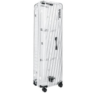 PGM GOLF | Aircraft-Ready Hard Shell Transparent Luggage Golf Bag Cover With 4 Wheels