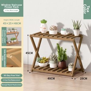 maitian | Multifunctional Flower Pot Shelf Multilevel Foldable Plant Stand