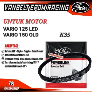 Vanbelt Vario 125 New ESP Vario 150 lama Gates Powerlink EPDM Vbelt Belt K35