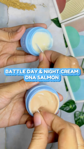 SR12 DNA SALMON DAY Cream Pagi Skincare Original Pelembab Pencerah Wajah Anti UV Aman BPOM