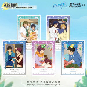 Free! Anime Swimming Club Photo Paper Cards Yuuta Okazaki Haruka Nanase Rui Miyake Masaki Kanzaki Anime Themed Stationery
