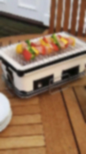 เตาบาร์บีคิว เตาย่างแบบพกพาสไตล์ญี่ปุ่น ใช้ถ่านไม้ชาโคล รุ่น ST-25📌 มีพร้อมส่ง