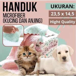 HANDUK GROOMING KUCING - ANJING 235cm x 145cm