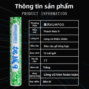Kumpoo | Cầu Lông Bền Đế Bay Stable Với Lông Vịt và Ngỗng