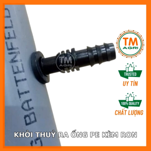 BỊCH 20 CÁI Khởi thủy LDPE 16mm 20mm 25mm chuyên dùng trong hệ thống tưới nhỏ giọt (KÈM ROĂNG CAO SU)