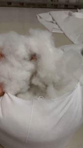 เซ็ตหมอนหนุน หมอนข้าง สีขาวใยนุ่ม ใยเด้ง