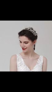 Bando Mutiara Pesta Pernikahan Hiasan Aksesoris Rambut Wanita Mahkota Pengantin Headpiece PBW001