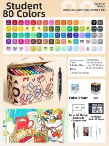 Touch mark | Art Student Special Alcohol-based Oil Marker Set 168 Colors