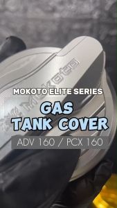 MOKOTO ELITE HONDA ADV 160 / PCX 160 V1 CNC ALLOY GAS TANK CAP COVER GARNISH / FUEL OIL TANK COVER FOR MOTORCYCLE