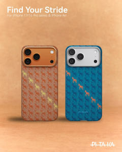 PITAKA iPhone 17 Promax/Pro - Ultra-Slim Edge Case (Indigo) - Ultra-Slim/Magnetic/PitaTap™ Button