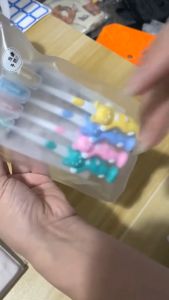 NK 4pcs Kids Toothbrush with Dust Cover Soft Brush Cartoon Shape Children Toothbrush