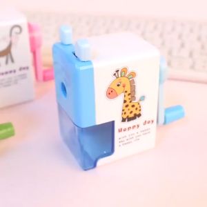 Pencil Sharpener Hand-cranked Pencil Sharpener For School Office Creative Student Stationery Stainless Steel Blade 削笔器文具
