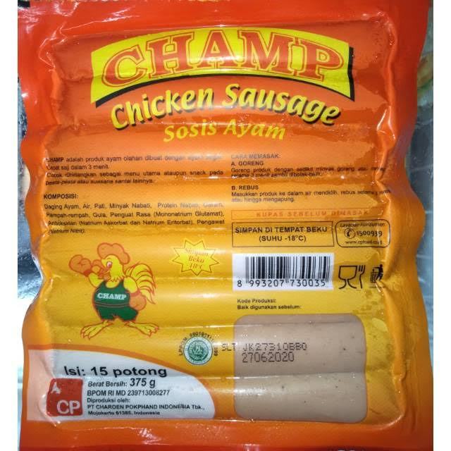 Champ Sosis Ayam Isi Potong Gram Lazada Indonesia