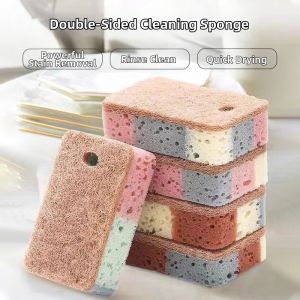 KUWUBIANJING | Dishwashing Cleaning Sponge Heavy-duty Double-sided Scrubbing