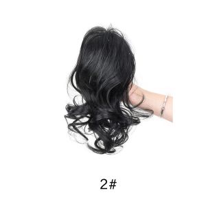 H&STAR 12Inch Synthetic Ponytail Extension Hairpiece Short Curly Claw Clip For Women Heat Resistant Pony Tail Clip Fake Hair