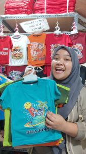 Baju Kaos Atasan Anak Laki Laki Motif Space Galaxy Cowok Keren Umur 1 - 10 Tahun - Code8.id - DTF
