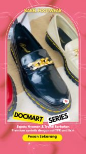 BAREL - Docmart rantai sepatu dokmar wanita sepatu boot loafers wanita sepatu pumps wanita