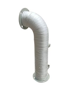 Stainless Steel Aluminum Bend Tube for Dryer Hot Air Pipe Mixing Machine Batch Size 25kg 50kg 100kg 200kg Cooling Tube