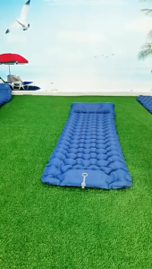 SANLIKE Camping Inflatable Sleeping Pad Camping Mat Waterproof Outdoor Beach Mattress With Pillow Tent mate Waterproof Portable Air Mattress