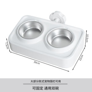 Dog Fence Hanging Water Fountain Mouth Wet-Proof Puppy Water Kettle Dog Drinking Water Water Feeder Hanging Cage Pet Supplies