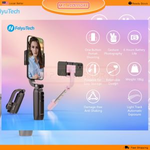 Feiyu Tech Vimble One Foldable Smartphone Gimbal Small and Portable Stabilizer Built-in Extender Bar.