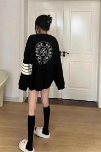 เสื้อคาร์ดิแกนถักคอวีหลวมๆ ยาวปานกลางสำหรับผู้หญิงในฤดูใบไม้ร่วงและฤดูหนาว เสื้อคลุมกันหนาวแบบลำลอง สไตล์วิทยาลัย เสื้อคลุมกันหนาวแบบสวมหัว