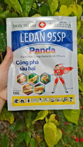[THIEN THINH SHOP] LEDAN 95SP 100G hiệu PANDA Trừ sâu đục thân sâu cuốn lá và nhiều loại sâu trên lúa và cây trồng
