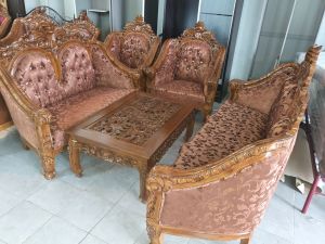 Sofa Jati Ganesha 3211 Meja Kerusi Kayu Jati Sofa Set Kayu Jati kerusi kayu jati teak wood