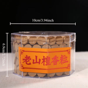 100Pcs Sandalwood Incense Cone Indoor of Home Furnishings Air Freshener Aroma Rich Home Meditation Fragrance