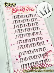Natural Looking Hand Drawn Fake Eyelashes Lightweight Sectioned Easy to Use Dense Flower Fairy Lower Lashes Beauty Tools