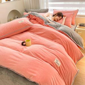 Thickened Coral Fleece Quilt Cover
