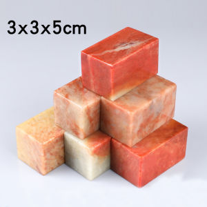 Red Stone Carving Tools Set for Seal Engraving Practice Mountain Life Qingtian Stone Seal Carving Tools for Beginners Woodworking
