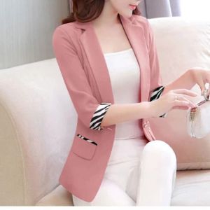 Lieoyuarn | Slim Short Sleeve Womens Blazer