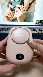 SG Stock Mini Portable Rechargeable Neck Fan USB Charging Fan Large Wind Neck Waist Fan Sports Cooling Fan