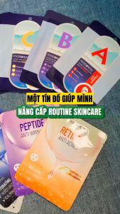 [HỘP 10 MIẾNG]  Mặt Nạ Foodaholic Cấp Ẩm Trắng Da Trẻ Hóa Da Hàn Quốc