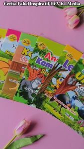 Buku Cerita Fabel Inspiratif Bilingual Terbaru (Paket 10 Judul) - HCV K.I Media