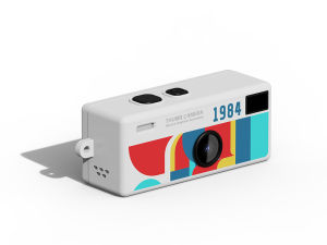 Camera Mini Móc Khóa 1080P Full HD Máy Ghi Hình Ngoài Trời Di Động Kiểu Cổ Điển Với 130 Độ Phân Giải ° Ống Kính Góc Rộng Và Đèn Flash Tích Hợp