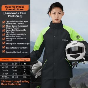 QUANYAN | Rainproof Motorcycle Rain Suit for Delivery Riders
