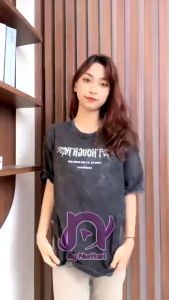 KAOS T- SHIRT SANTA ROSE BASIC BLACK WASH