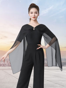 DANBAOLUO | Professional Dancewear for Modern & Standard Dances Womens One-piece Suit Black