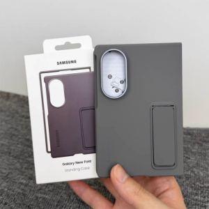 Samsung | Luxury Standable Phone Case For Samsung Galaxy Z Fold 7/8/8Ultra 5G Slim Simple Holder Cover Skin Feel Full Back Protect Shell
