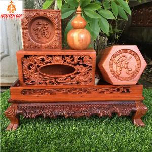 [GỖ HƯƠNG CAO CẤP] Combo Bộ Khay gỗ đựng trà gỗ Hương 5 SẢN PHẨM cho phòng khách gia đình thêm SANG TRỌNG MS01