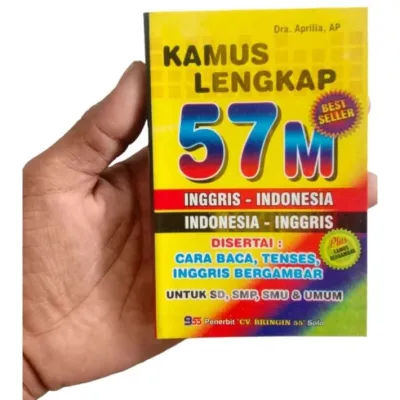 Buku Kamus Lengkap Bahasa Inggris Indonesia Belajar bahasa Inggris dengan kamus indeks praktis / Kamus bahasa Inggris untuk SD SMP SMU dan umum