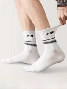 MiiOW | Tất cotton nam MiioW chống mùi thấm hút thoáng khí dài đến bắp chân chống bong tróc tất dài đến đầu gối mùa hè 2025