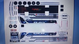 bus papercraftbahan membuat mainan bus mainan anakbahan kertas 80 gsm