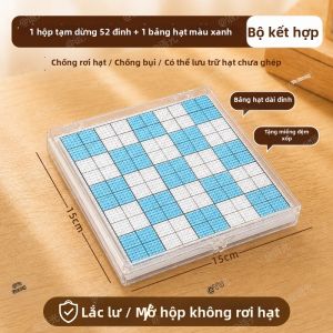 YUGUANG | Hộp Chống Tràn và Bụi Mịn Trong Suốt 104 Chỗ Đựng Hạt