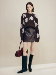 FAMANXUAN | Loose Lazy Vintage Wool Knitted Sweater